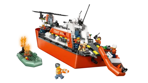 60504 City Coast Guard Rescue Boat & Helicopter - 5