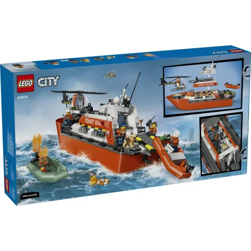 60504 City Coast Guard Rescue Boat & Helicopter - 3