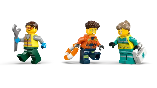 60505 City Airplane, Service Truck & Hovercraft Remix - 8