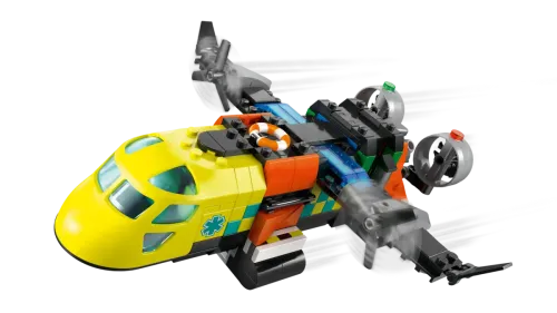 60505 City Airplane, Service Truck & Hovercraft Remix - 5