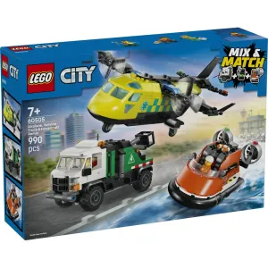 60505 City Airplane, Service Truck & Hovercraft Remix - 2