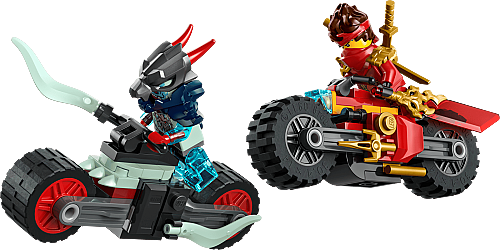 71838 ninjago Kai's Motorcycle Speed Race - 4