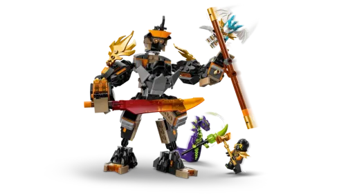 71854 Ninjago Cole's Mission Mech & Dragon Zane - 6