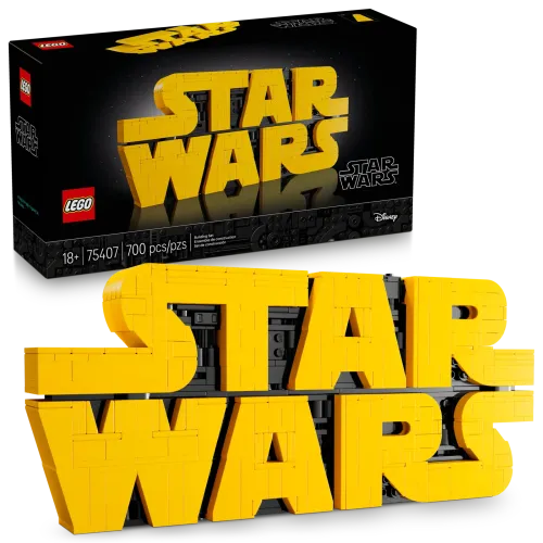 75407 Star wars Brick-Built Star Wars™ Logo - 1