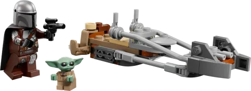 75436 Star Wars The Mandalorian & Grogu's Speeder Bike# - 4