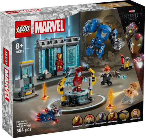 76315 Marvel Iron Man's Laboratory: Hall of Armor - 2