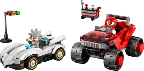 77118 Sonic the hedgehog Silver's Car vs. Knuckles' Monster Truck - 4