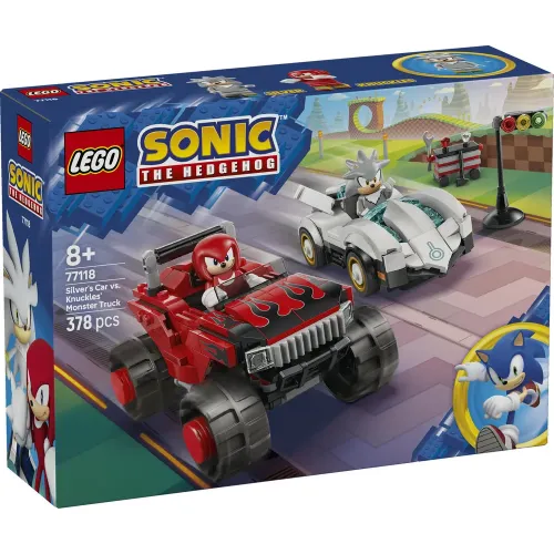 77118 Sonic the hedgehog Silver's Car vs. Knuckles' Monster Truck - 2