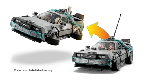 77256 Speed champions Time Machine from Back to the Future - 7