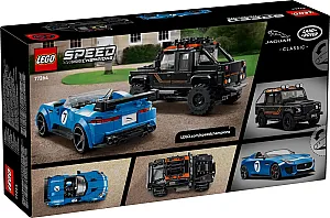 77264 Speed champions Jaguar Project 7 & Land Rover Defender - 3