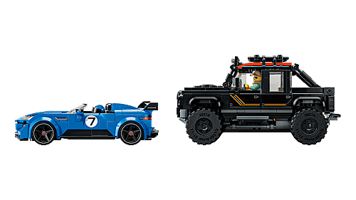 77264 Speed champions Jaguar Project 7 & Land Rover Defender - 7