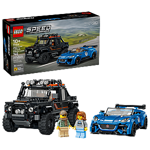 77264 Speed champions Jaguar Project 7 & Land Rover Defender - LEGO®