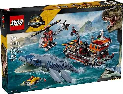 77983 Jurassic World Mosasaurus Dinosaur Boat Attack - 2