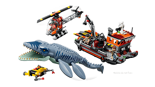 77983 Jurassic World Mosasaurus Dinosaur Boat Attack - 8