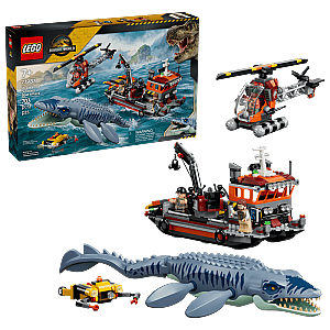 77983 Jurassic World Mosasaurus Dinosaur Boat Attack - LEGO®
