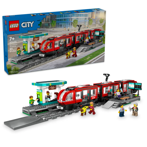 60423 City Downtown Streetcar and Station - 1