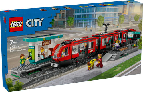 60423 City Downtown Streetcar and Station - 2