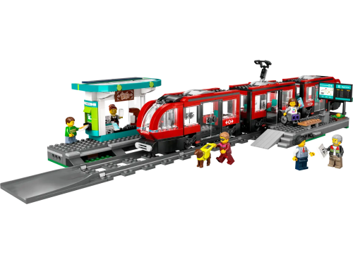 60423 City Downtown Streetcar and Station - 4
