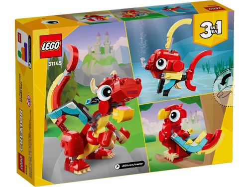 31145 Craetor 3in1 Red Dragon - 3