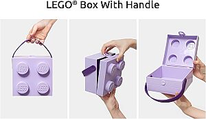 40240004 LEGO Box With handle Lavender - 2