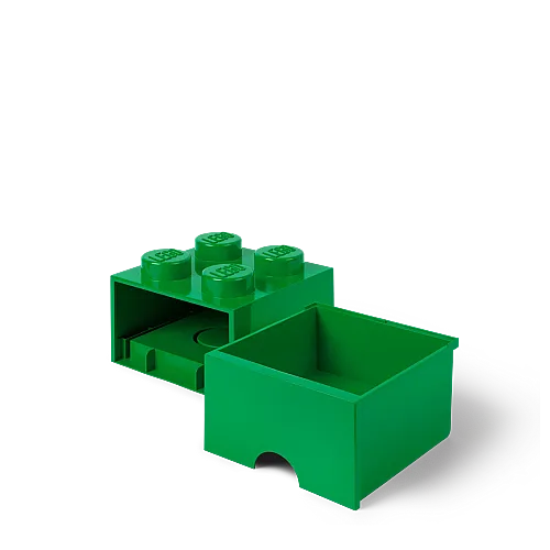 40051734 LEGO Brick Drawer 4 Dark Green - 4