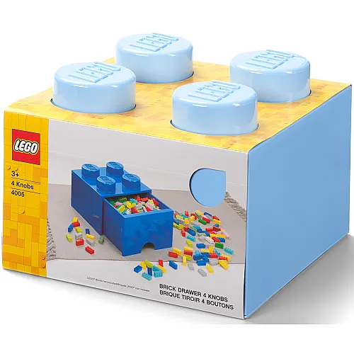 40051736 LEGO Brick Drawer 4 Light Blue - 1