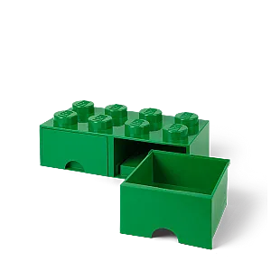 40061734 LEGO Brick Drawer 8 Dark Green - 2