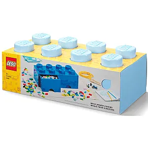 40061736 LEGO Brick Drawer 8 Light Blue - 1
