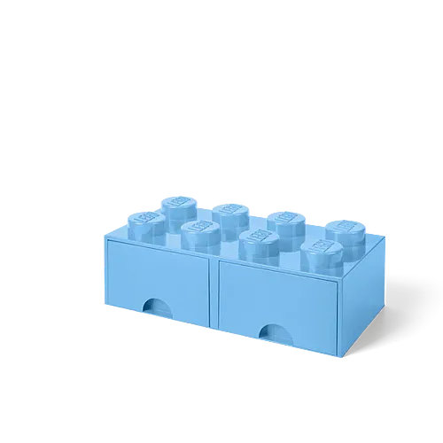 40061736 LEGO Brick Drawer 8 Light Blue - 2
