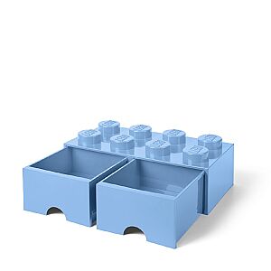 40061736 LEGO Brick Drawer 8 Light Blue - 3