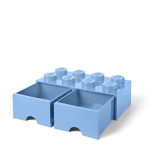 40061736 LEGO Brick Drawer 8 Light Blue - 3
