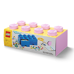 40061738 LEGO Brick Drawer 8 Light Purple - 1