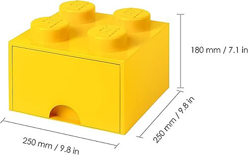 40051732 LEGO Brick Drawer 4 Yellow - 3