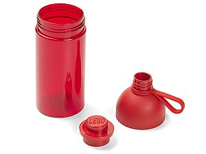 40420001 LEGO Hydration Bottle 0,5L Transparent Red - 3