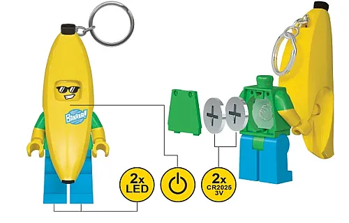 KE118H LEGO® Keychain Light Banana
Guy - 4