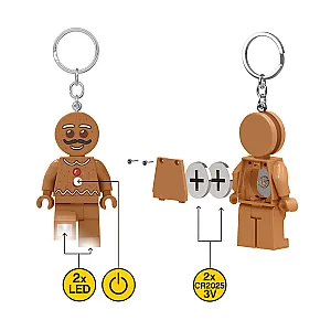 KE182H LEGO® Keychain Light
Gingerbread Man - 4