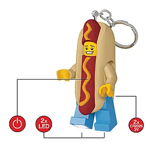 KE119H LEGO® Keychain Light Hot
Dog Man - 3