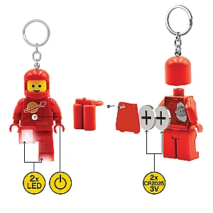 KE10HR LEGO® Keychain Light
Spaceman (Red) - 5