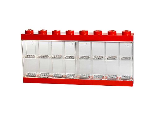 40660001 LEGO Minifigure Display Case 16 Red - 3