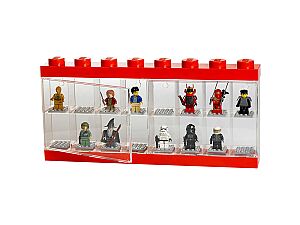 40660001 LEGO Minifigure Display Case 16 Red - 2