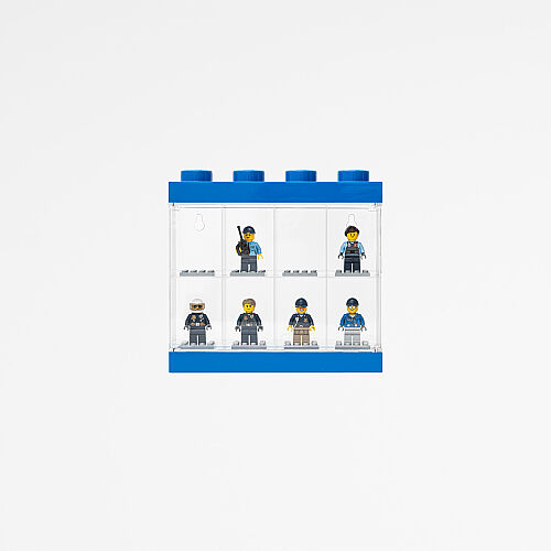 40650005 LEGO Minifigure Display Case 8 Blue - 2