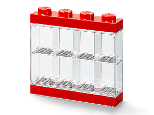 40650001 LEGO Minifigure Display Case 8 Red - 2