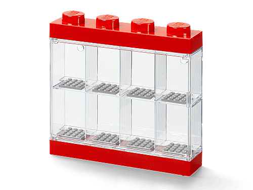 40650001 LEGO Minifigure Display Case 8 Red - 2