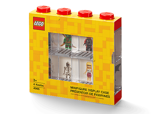 40650001 LEGO Minifigure Display Case 8 Red - 1
