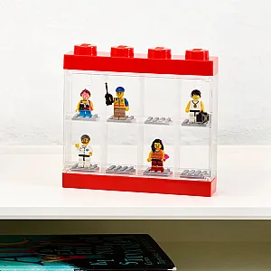 40650001 LEGO Minifigure Display Case 8 Red - 3