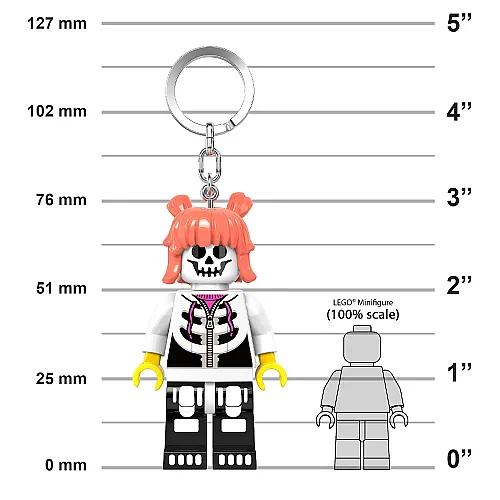 KE261H LEGO® Minifigures™ Keychain
Light Skeleton Girl - 6