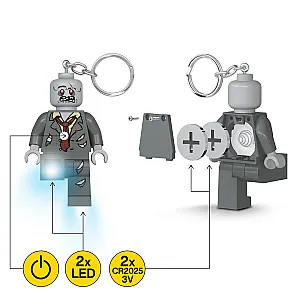 KE135H LEGO® Minifigures™ Keychain
Light Zombie - 4