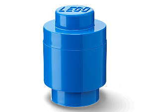 40301731 LEGO Storage Brick 1 Round Blue - LEGO®