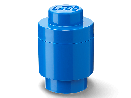 40301731 LEGO Storage Brick 1 Round Blue - 1