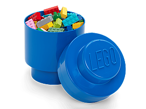 40301731 LEGO Storage Brick 1 Round Blue - 2
